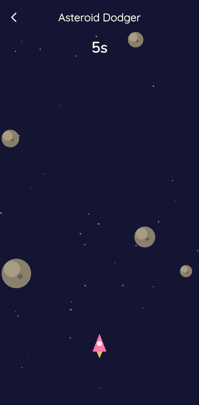 Luma + Sol — Asteroid Dodger screen